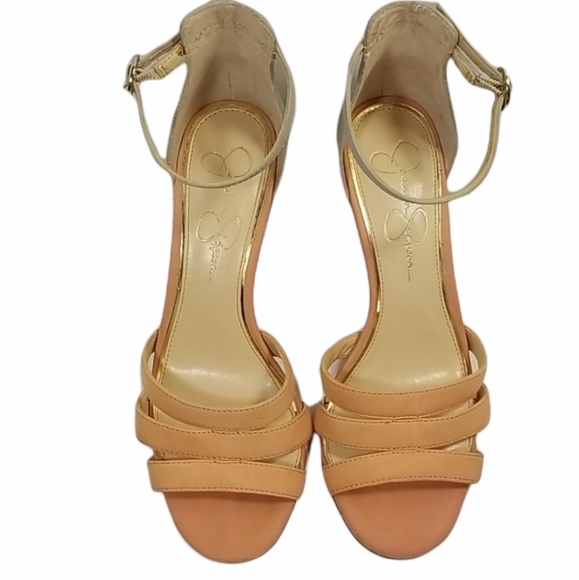 Jessica Simpson Women's Maselli Leather Dress Stra - Picture 3 of 9